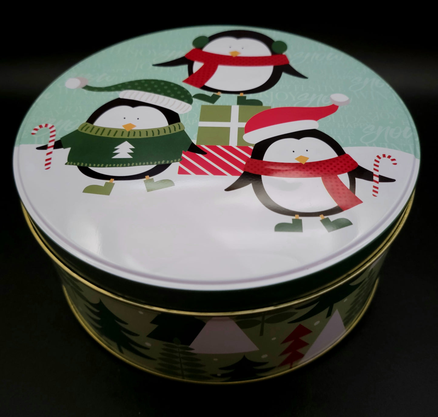 Festive Round Tins