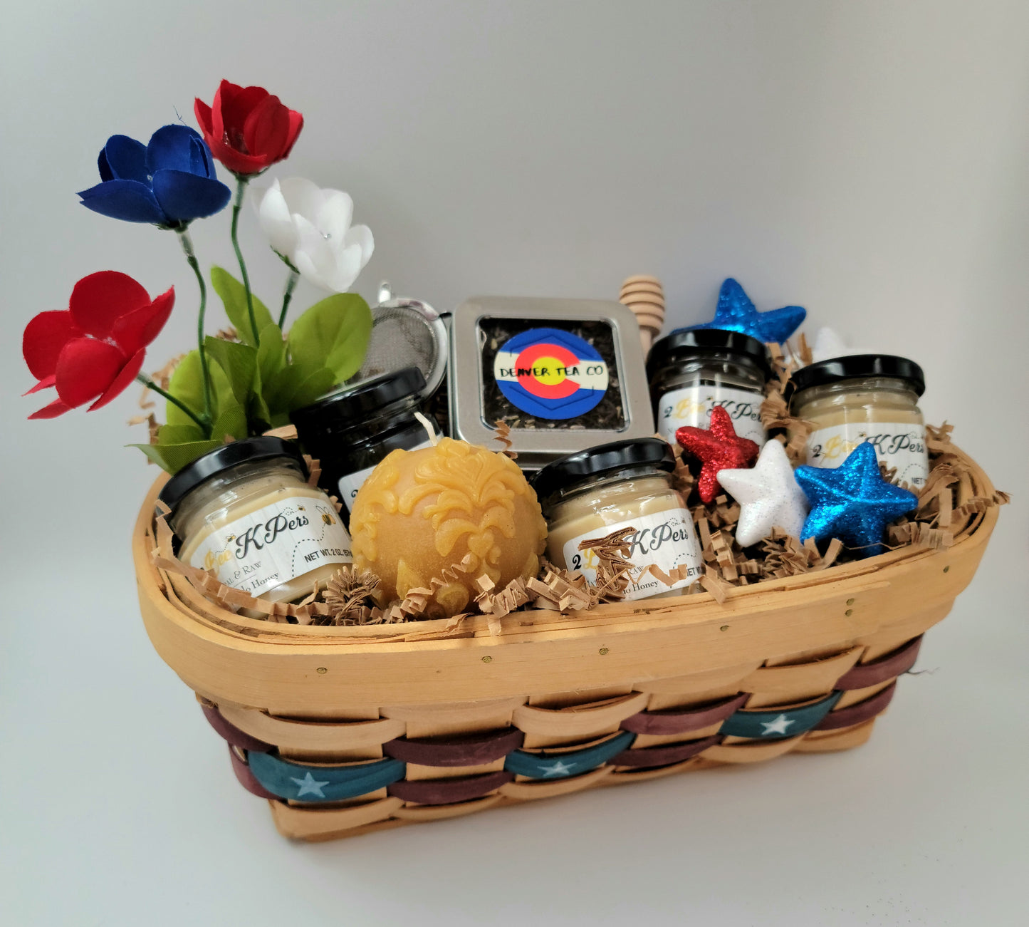 Glory Patriotic Basket