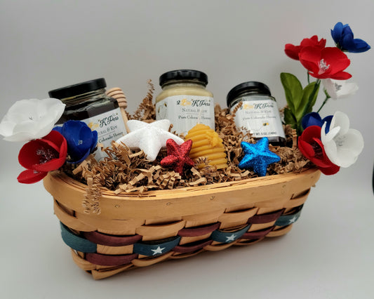 Honor Patriotic Basket