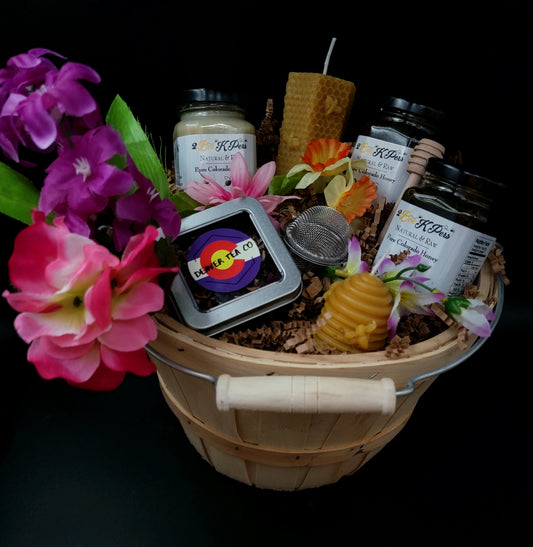 Natural Spring Blossom Basket