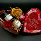 Happy Valentine's Day Glitter Heart Boxes