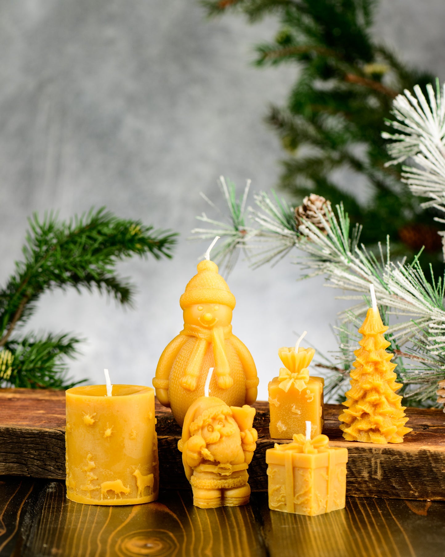 Holiday Beeswax Candles