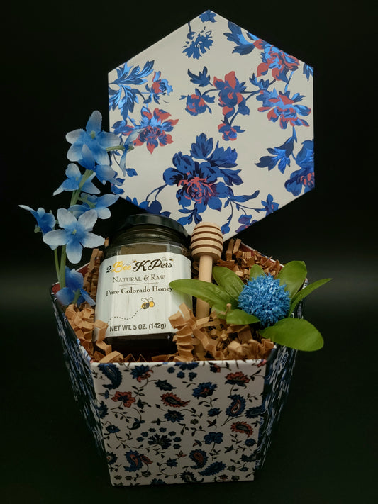 Hexagon Floral Spring Box