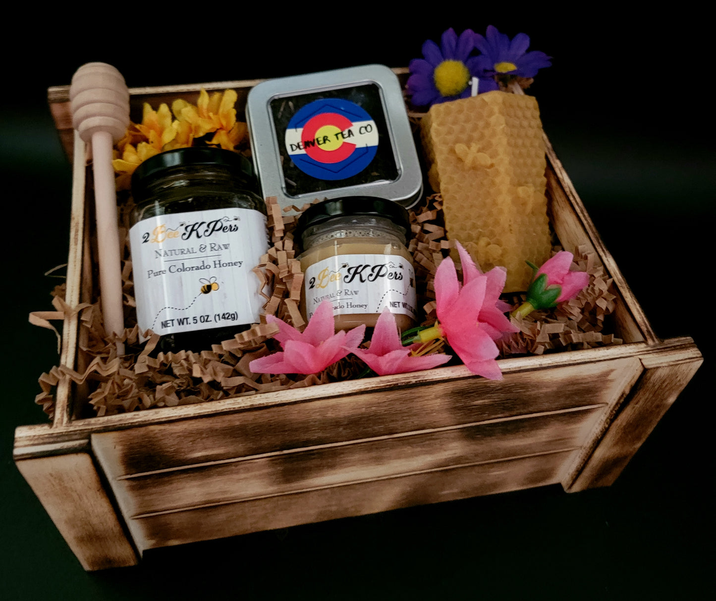 Spring Wood Crate