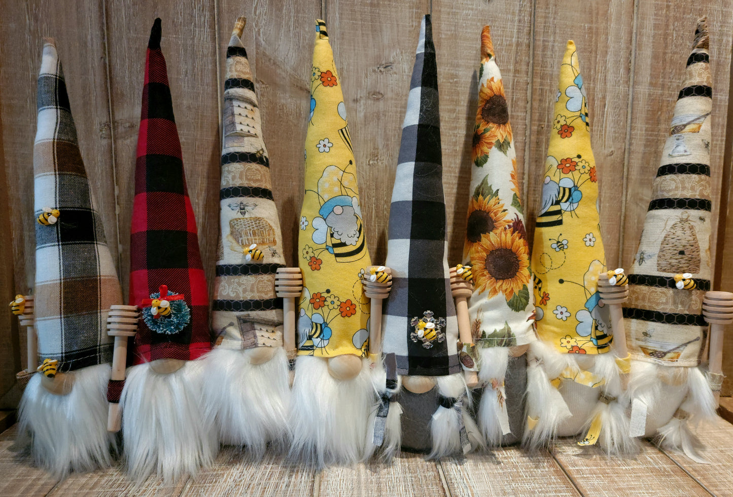 Bee-Themed Plush Gnomes