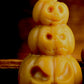 Jack-o'-Lantern Stack Beeswax Candle