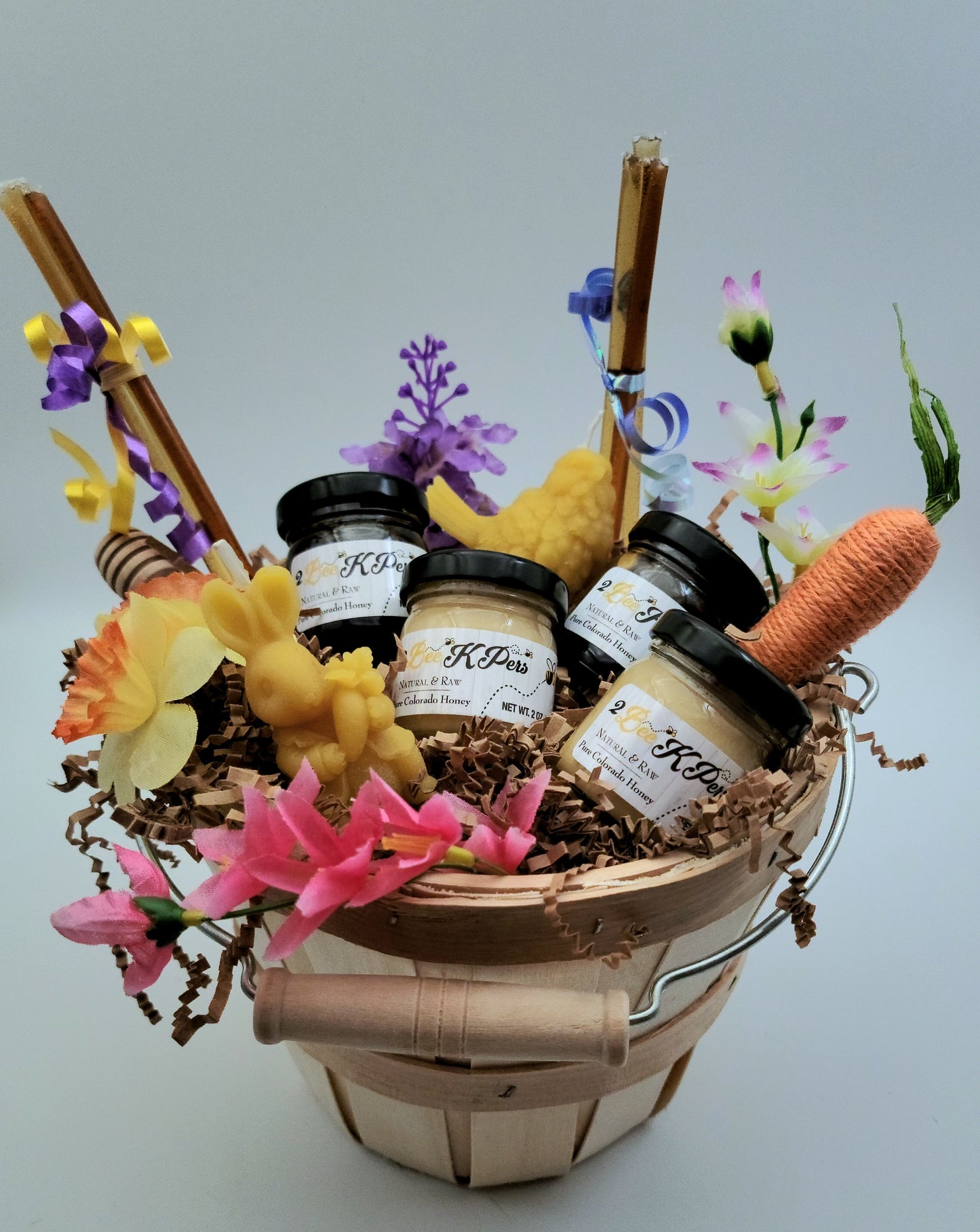 Natural Spring Blooms Easter Basket