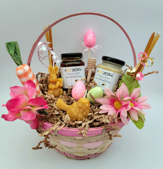 Pastel Pink Easter Basket