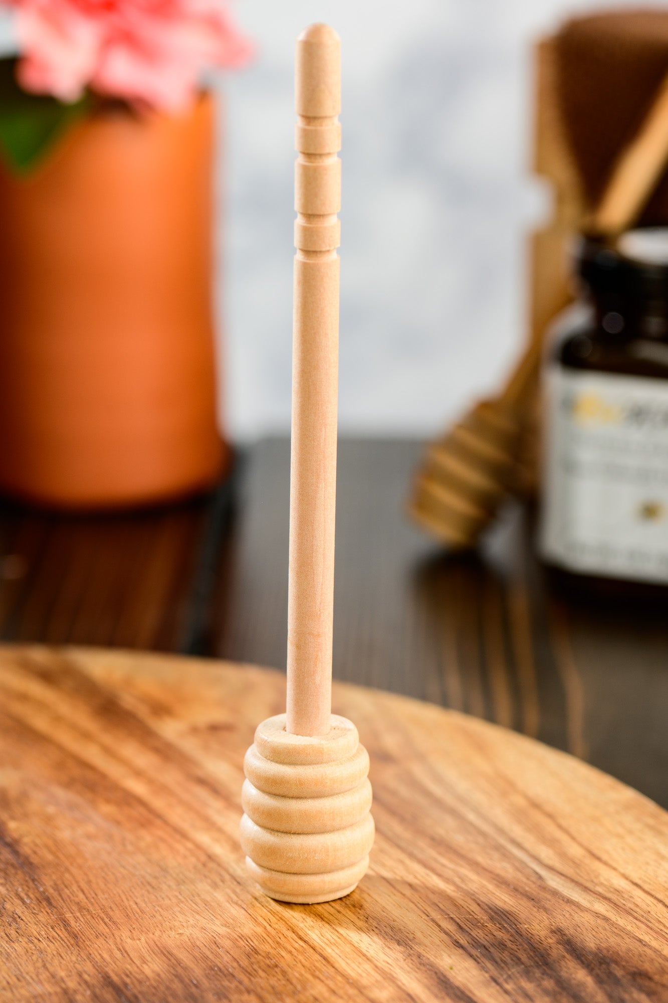 Wooden Honey Dipper