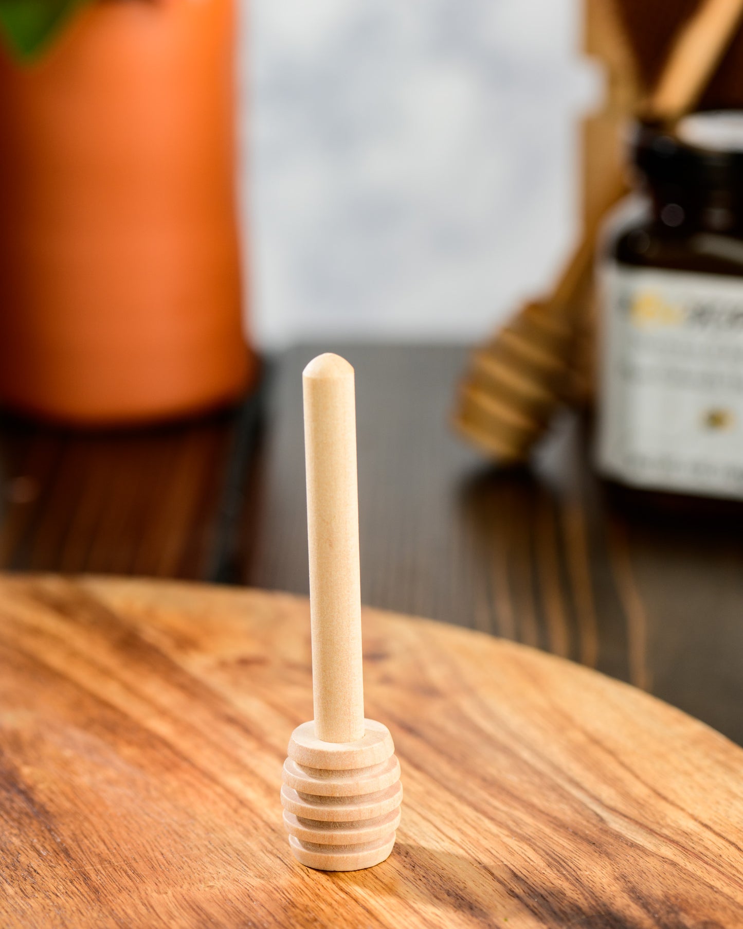 Wooden Honey Dipper