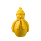 Snowman Beeswax Candle