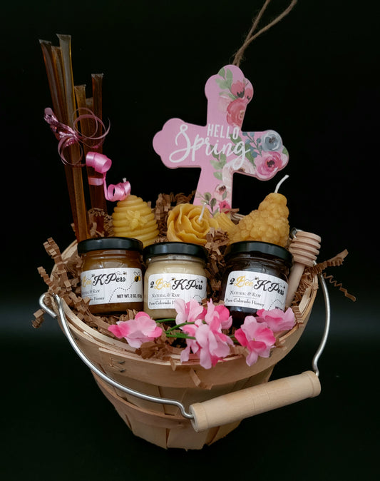 Natural Hello Spring Basket