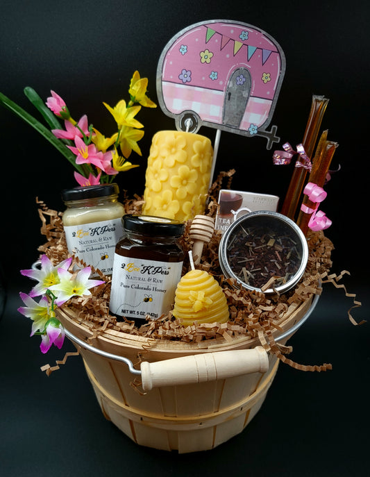 Natural Camping Spring Basket