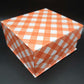 Orange Plaid Spring Box