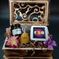 Wood Keepsake Swirl Spring Box