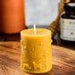 Christmas Night Pillar Beeswax Candle