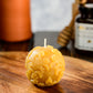 Fleur-de-lis Orb Beeswax Candle