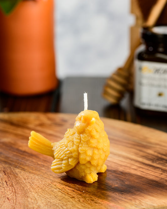 Bird Beeswax Candle