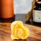 Flower Petal Heart Beeswax Candle