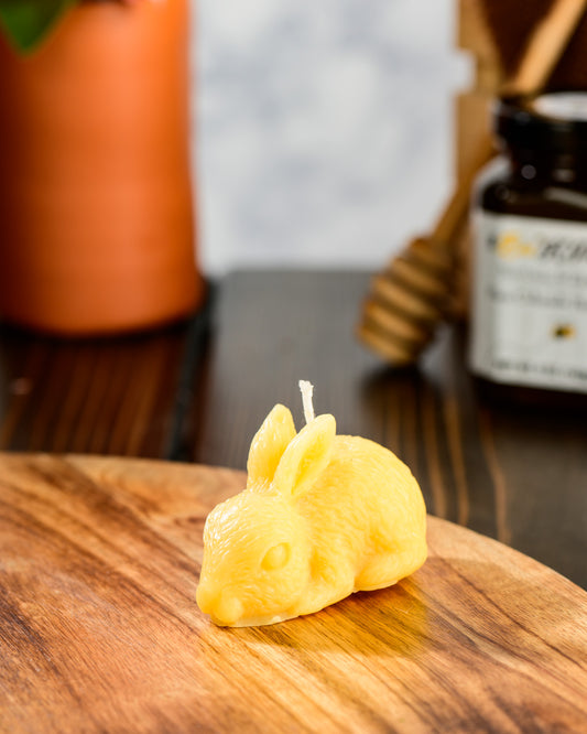 Rabbit Beeswax Candle