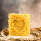 Love Rose Elliptical Pillar Beeswax Candle