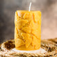 Butterfly Pillar Beeswax Candle