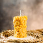 Sunflower Pillar Beeswax Candle