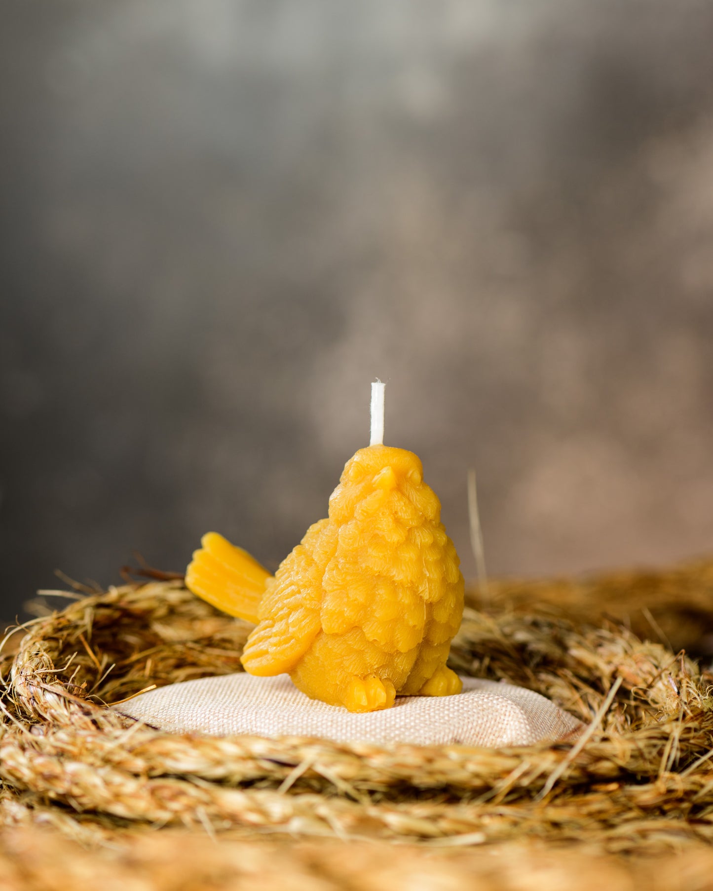 Bird Beeswax Candle